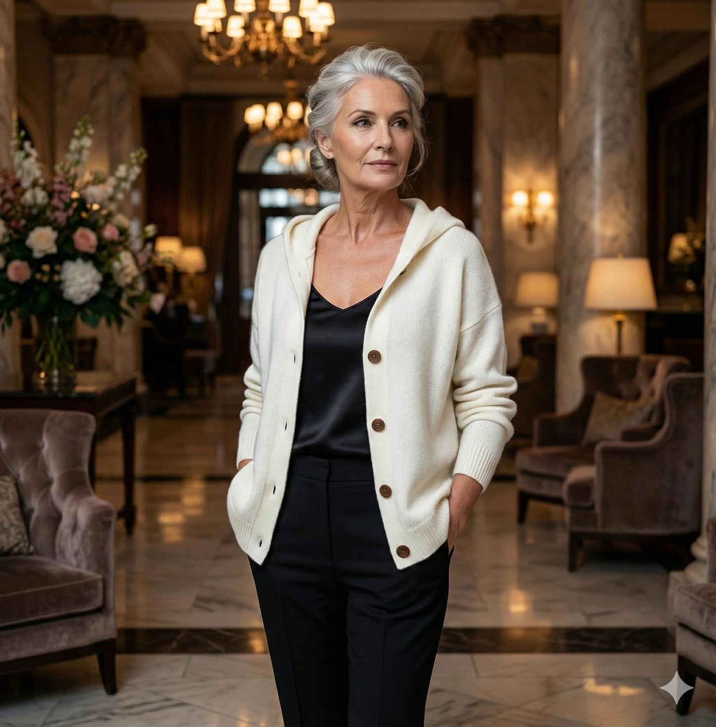 Jeffer - cardigan donna chic